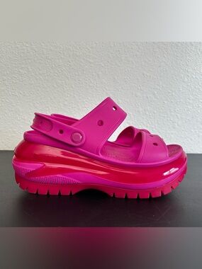 CROCS Classic Mega Crush Sandals JUICE PINK Size M7/W9